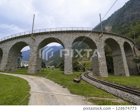 Brusio spiral viaduct, Switzerland 128674773