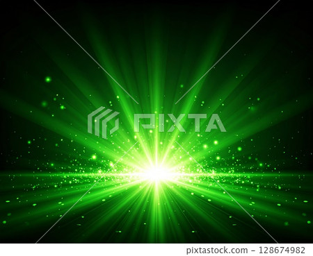 Green light effect background 2 128674982