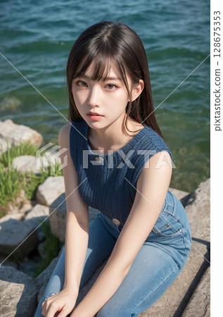 Sea and women 128675353