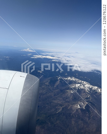 從飛機上看到的美國 128676122