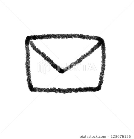 Simple email icon illustration 128676136
