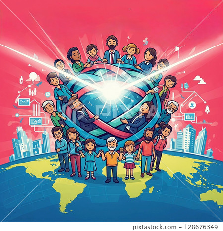 委託未來全球形象 128676349