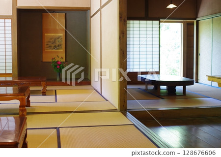 View from inside the wealthy farmer's mansion in Bihoku Hills Park View from inside the wealthy farmer's mansion in Bihoku Hills Park 128676606