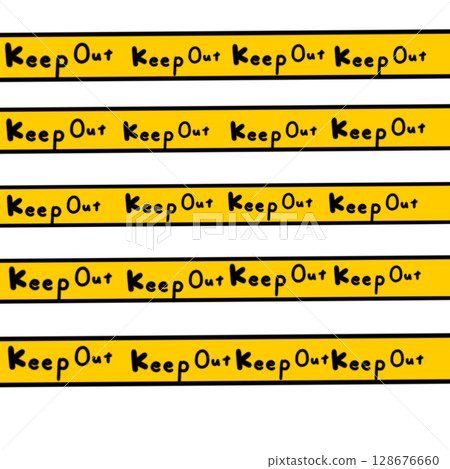 No Entry Tape Keep Out Simple No Entry Tape Keep Out Simple 128676660