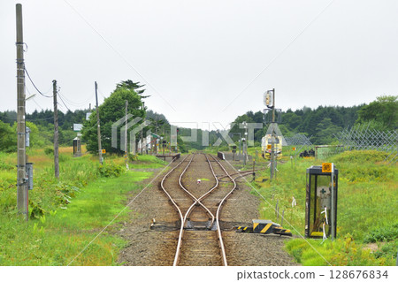 View from the train window on JR Hokkaido's Nemuro Main Line from Ochiishi Station to Nemuro Station (2023) 128676834