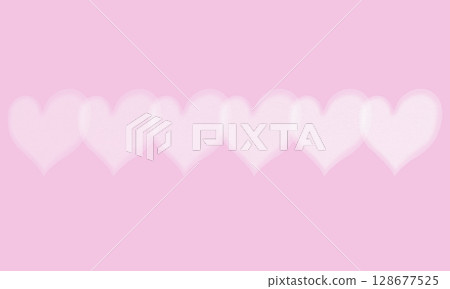 粉紅色背景與白色的心 128677525