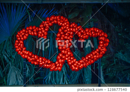 Okinawa's largest illumination | Southeast Botanical Garden Night 128677540