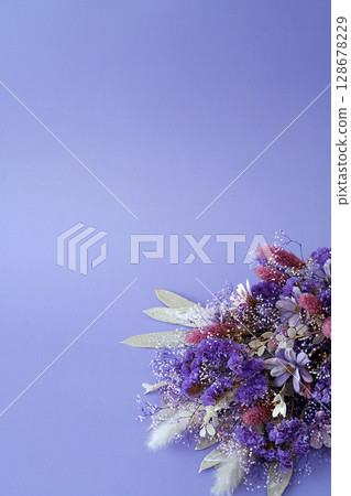 紫色花束(紫色背景) 紫色花束(紫色背景) 128678229