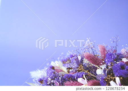 紫色花束(紫色背景) 紫色花束(紫色背景) 128678234