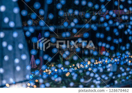 Okinawa's largest illumination | Southeast Botanical Garden Night Okinawa's largest illumination | Southeast Botanical Garden Night 128678462
