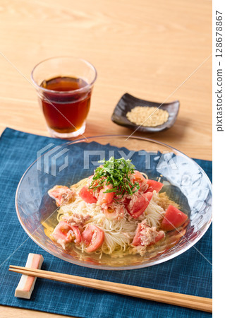 番茄金槍魚素面 128678867