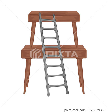 Illustration of Ladder Illustration of Ladder 128679388