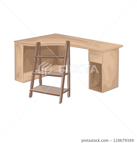 Illustration of Ladder Illustration of Ladder 128679389