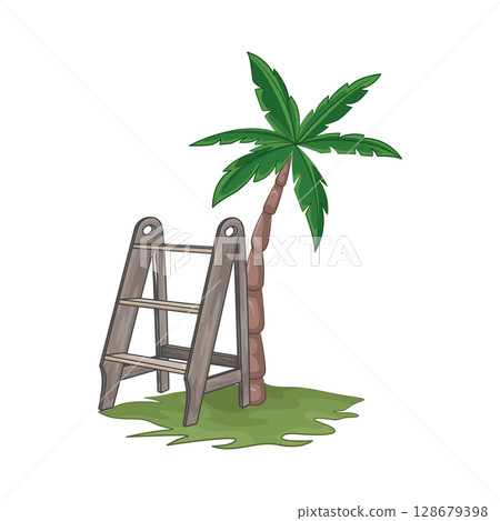 Illustration of Ladder  128679398