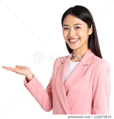 一個女人在西裝指導 一個女人在西裝指導 128679630