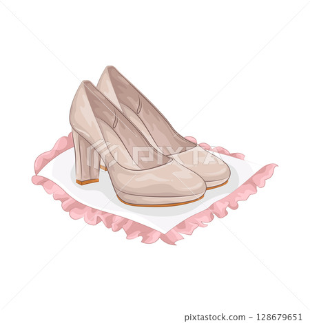 Illustration of High Heels Illustration of High Heels 128679651