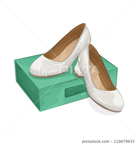 Illustration of Woman Shoes 128679655