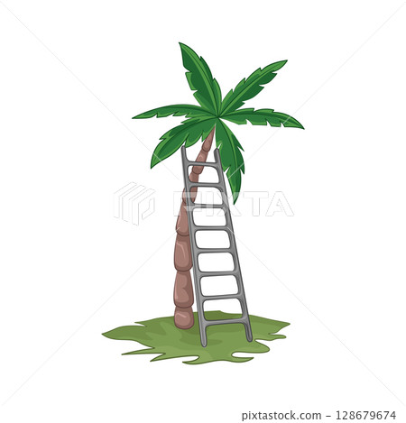Illustration of Ladder Illustration of Ladder 128679674