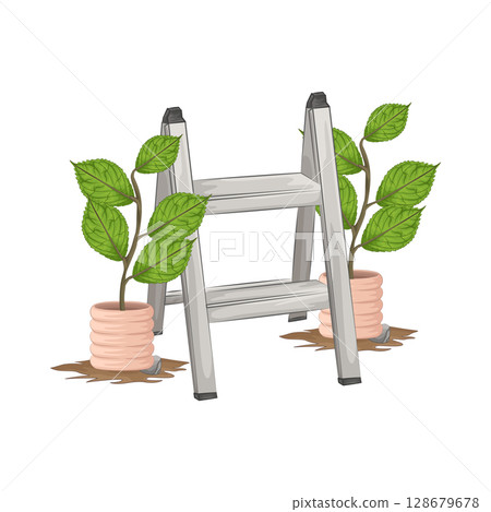 Illustration of Ladder Illustration of Ladder 128679678