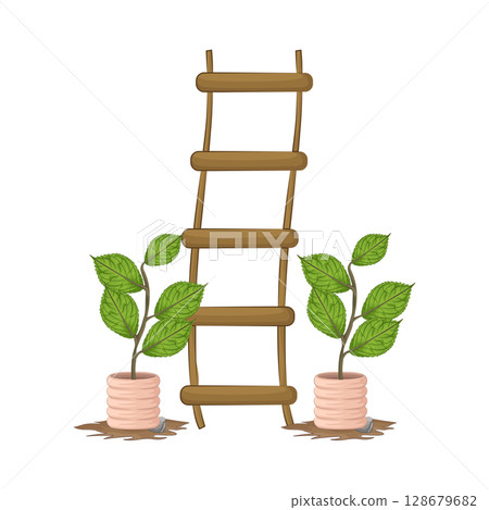 Illustration of Ladder  128679682