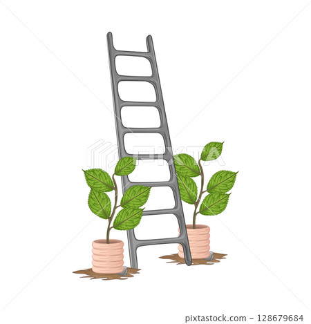 Illustration of Ladder Illustration of Ladder 128679684