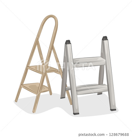 Illustration of Ladder Illustration of Ladder 128679688