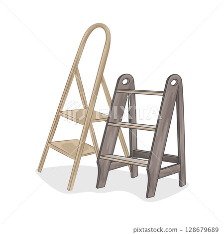 Illustration of Ladder Illustration of Ladder 128679689