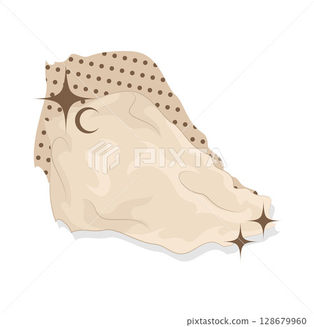 Illustration of Aesthetic Torn Paper 128679960