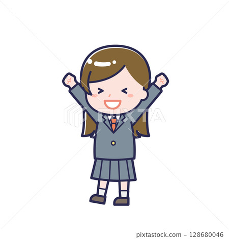 Student / Diagonal / Female 03 Student / Diagonal / Female 03 128680046