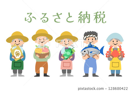 家鄉稅申報贈與及生產者圖解 家鄉稅申報贈與及生產者圖解 128680422