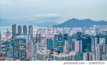 July 18 2025 Cheung Sha Wan Skyline with Waterfront Canopy July 18 2025 Cheung Sha Wan Skyline with Waterfront Canopy 128681629