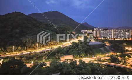 July 18 2025 Night Traffic Along Ching Cheung Tai Po Roads July 18 2025 Night Traffic Along Ching Cheung Tai Po Roads 128681638