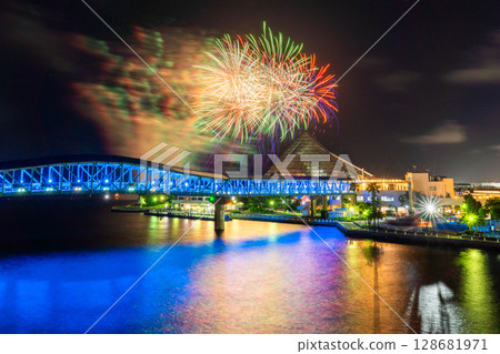 Kanagawa Prefecture: Hakkeijima Sea Paradise Fireworks Symphony Kanagawa Prefecture: Hakkeijima Sea Paradise Fireworks Symphony 128681971