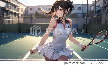 Tennis girls 128682225