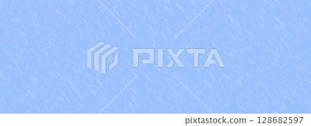Heavy rain seamless pattern. Diagonal pouring rain texture. Repeating falling water drop background. Sleet, hail or snow precipitation wallpaper. Fall downpour backdrop. Vector illustration 128682597