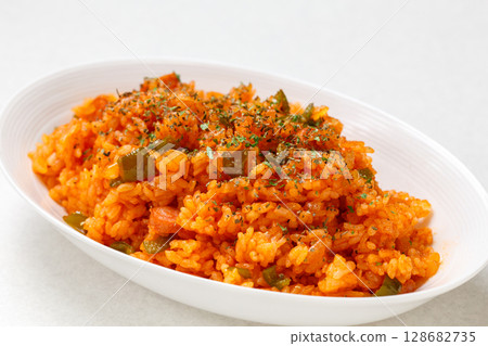 Ketchup rice Ketchup rice 128682735