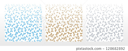 Set of abstract geometric patterns. Seamless vector backgrounds. Colored ornaments Graphic modern patterns Simple lattice graphic design 128682892