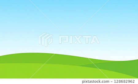 AI 圖片：藍天和青山 128682962