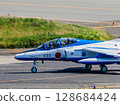Blue Impulse members waving to the spectators 128684424