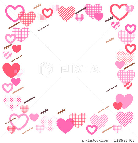 簡單可愛的心框 簡單可愛的心框 128685403