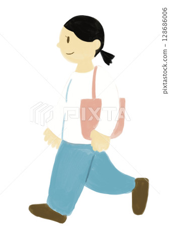 Woman going shopping 128686006