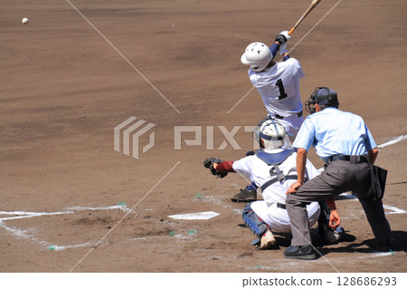 Regional qualifiers for the Koshien High School Baseball Tournament, batters, catchers, and umpires 128686293