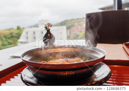 Enjoy a Japanese dinner at your hotel 128686375