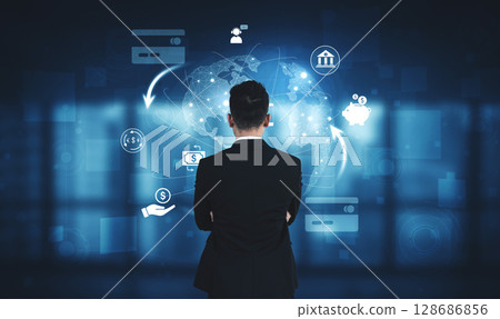 Global Digital Payment and Financial Network Vouch 128686856