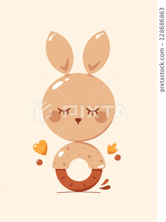 Kawaii kid element. 128686863