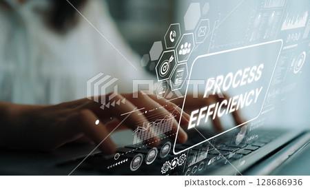 Enhancing Process Efficiency through Technology and Digital Transformation in Business Operations. Asymptotic smart data analytic 128686936