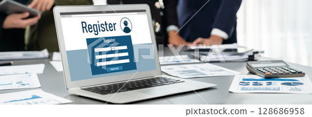 Analyst team utilizing BI Fintech to analyze financial report. Prodigy Analyst team utilizing BI Fintech to analyze financial report. Prodigy 128686958