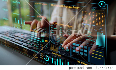 Green Business Leadership for Sustainable Growth Thunk 128687358
