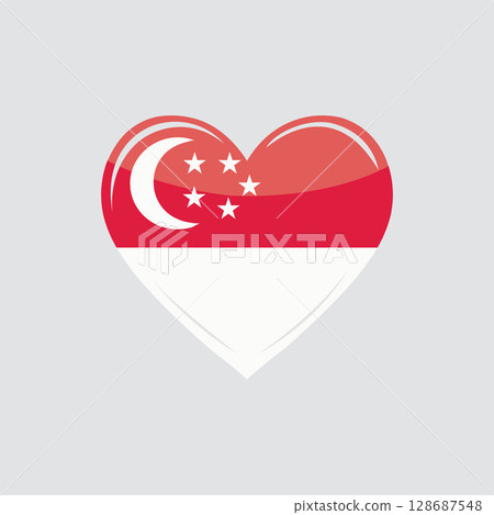 Singapore National Day Celebration Design 128687548