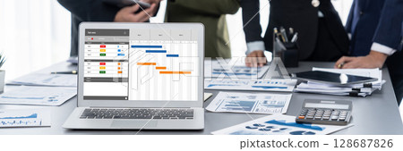 Project planning software for brisk business project management 128687826